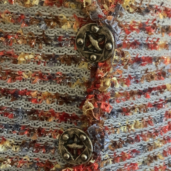 Vintage Larina Rosa Made in Milano Knitted Long Cardigan. Sz M - Picture 6 of 9